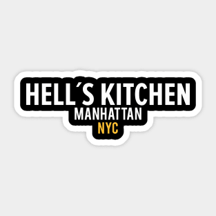 New York Manhattan Hell´s Kitchen - Hell´s Kitchen Logo - Hell´s Kitchen Style Sticker